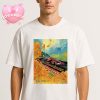 Williams Racing Poster At Spa-Francorchamps In Belgium With Albon And Sainz 2025 Unisex T-Shirt