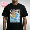 Dave Matthews Band Bridge Sunset Tour Art In Camden New Jersey With Vibrant Sky – July 26 2025 Unisex T-Shirt