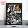 Sunami Live Show Poster With Stage Dive And Gritty Punk Rock Aesthetic 2025 Extreme Hardcore Art Home Decor Poster Canvas