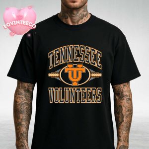 Tennessee Volunteers Vintage Arch Tee With Interlocking UT Sports Team Unisex T-Shirt