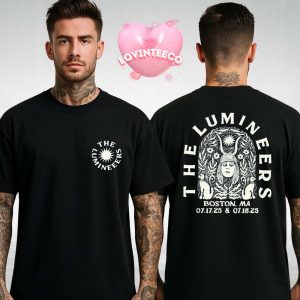 The Lumineers Tour Shirt At Ruoff Music Center In Noblesville Indiana On July 22 2025 Two Sides Unisex T-Shirt