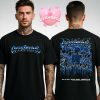 The Offspring Tour Poster At Freedom Mortgage Pavilion In Camden New Jersey 2025 Skeleton Energy Theme Two Sides Unisex T-Shirt