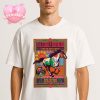 The Offspring Rocket Explosion Tour Art In Cincinnati Ohio On July 25 2025 Skateboard Skull Style Unisex T-Shirt