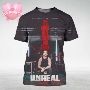 WWE Unreal Poster CM Punk Netflix Series July 29 2024 Wrestling Legend Documentary Art Print for Hardcore Fans All Over Print Shirt