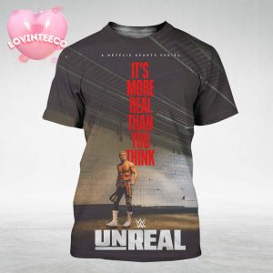 WWE Unreal Poster Cody Rhodes Netflix July 29 2024 Wrestling Star The American Nightmare Backstage Documentary Art Print All Over Print Shirt