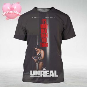 WWE Unreal Poster Rhea Ripley Netflix Series July 29 2024 Women Champion Wrestling Documentary Art for Fans and Collectors All Over Print Shirt