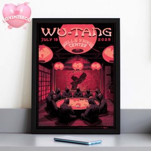Wu Tang Clan Music Poster In Philadelphia On July 18 2025 Hooded Circle Map Lantern Art Home Decor Poster Canvas