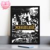 Trash Talk Stage Dive Poster With Flying Kick And Peace Symbol At Aftershock Festival 2025 Punk Rock Art Print Home Decor Poster Canvas