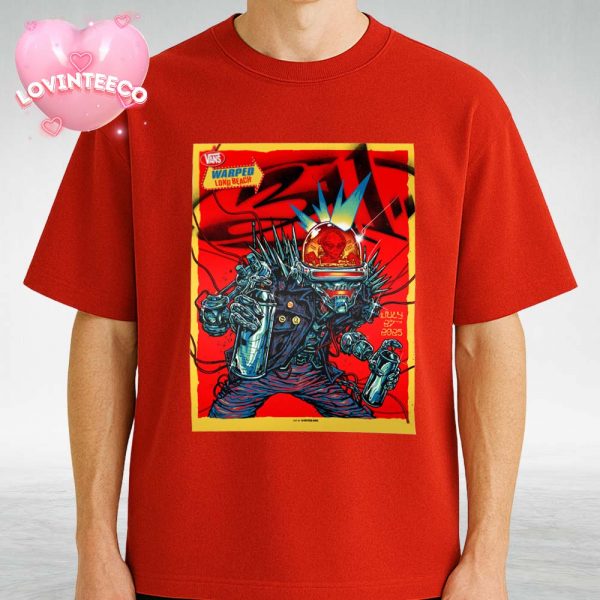 311 Poster At Vans Warped Tour In Long Beach CA On July 27 2025 Alien Street Art Theme Art By Meline One Unisex T-Shirt