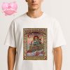 Death Cab For Cutie Art Print At Climate Pledge Arena In Seattle WA On July 31 2025 Colorful Collage Cityscape Unisex T-Shirt