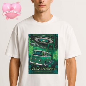 Dead And Company Poster At Golden Gate Park In San Francisco On August 1 To 3 2025 With Alien Spaceship Art Unisex T-Shirt
