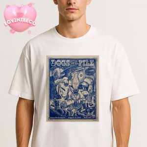 Dogs In A Pile Band At Snow Basin Resort In Parksville UT On August 10 2025 Unisex T-Shirt