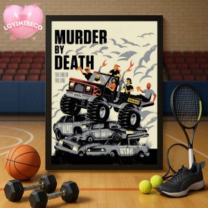Murder By Death  The End Of The Line At The Depot In Salt Lake City Utah On August 12 2025 Home Decor Poster Canvas
