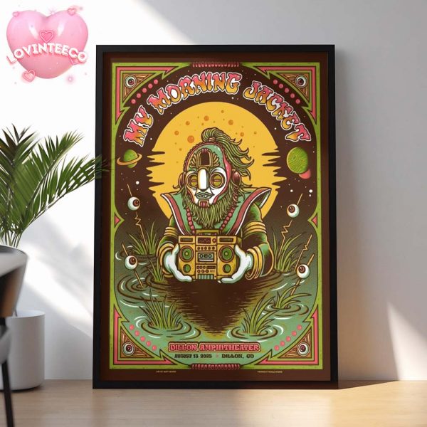My Morning Jacket Live Show Music At Dillon Amphitheater In Dillon CO On August 13 2025 Home Decor Poster Canvas