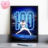 Josh Hamilton Hall Of Fame Poster On August 9 2025 Rangers Return Ceremony Major League Baseball Home Decor Poster Canvas