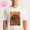 Queens Of The Stone Age Concert Poster At Arena Riga In Riga LV On August 1 2025 Surreal Tongue Orchid Artwork Unisex T-Shirt