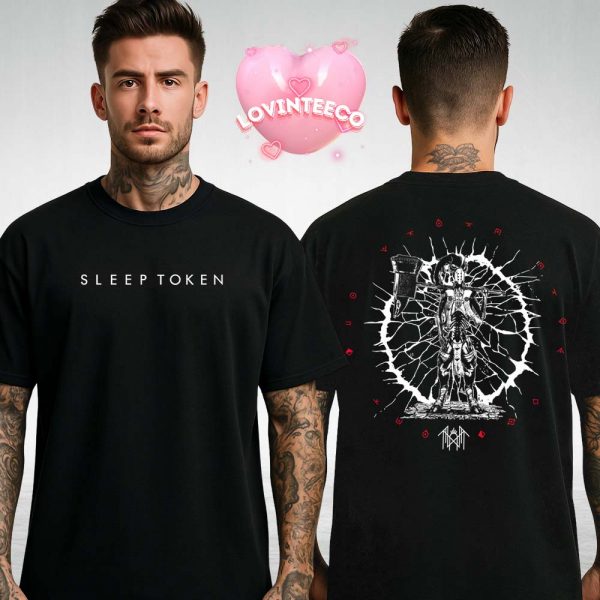 Sleep Token The Apparition Cracked Two Sides Unisex T-Shirt