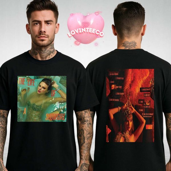 Taylor Swift Reveals The Life Of A Showgirl Album Cover And Track Titles Out October 3 2025 Unisex T-Shirt