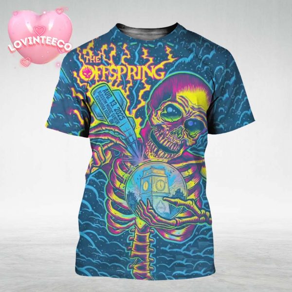 The Offspring At Blossom Music Center In Cuyahoga Falls OH On August 13 2025 All Over Print Shirt