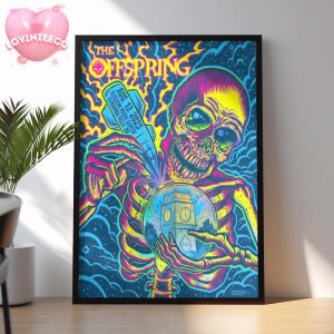 The Offspring At Blossom Music Center In Cuyahoga Falls OH On August 13 2025 Home Decor Poster Canvas