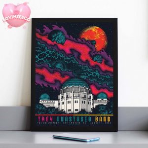 Trey Anastasio Band Art Print At The Bellwether In Los Angeles 2025 Psychedelic Galaxy Theme Home Decor Poster Canvas