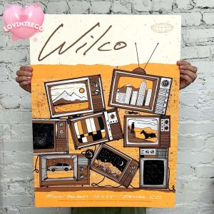 Wilco At Mission Ballroom In Denver Colorado On Saturday August 16 2025 Home Decor Poster Canvas
